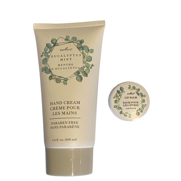 Purespa Bath & Body Purespa Eucalyptus Mint Hand Cream And Lip Balm